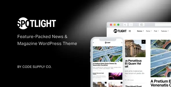 Spotlight 1.7.3 – 功能丰富的新闻和杂志 WordPress 主题