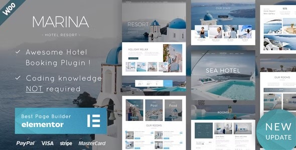 Marina v2.3 Hotel & Resort WordPress Theme - 酒店度假村WordPress主题