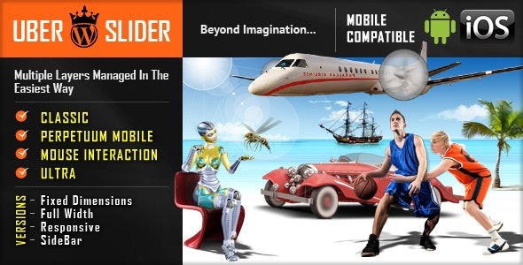 UberSlider v2.2 Layer Slider WordPress Plugin - 高级WordPress滑块插件