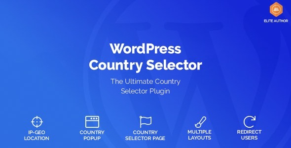 WordPress Country Selector v.1.6.7 - 国家地区选择器插件