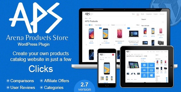 Arena Products Store v3.1 WordPress插件 - 专业产品展示与管理工具