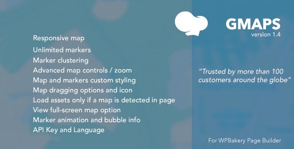 GMAPS v1.7 for WPBakery Page Builder (Visual Composer) - 谷歌地图集成插件