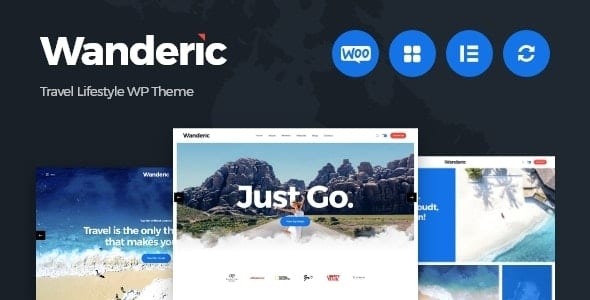 Wanderic v1.0.5 旅行博客与生活方式WordPress主题 - 探索世界，分享生活
