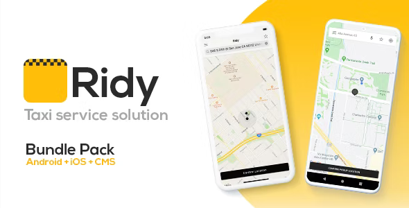 Ridy v4.1.0 - 出租车应用安卓版 + 仪表盘解决方案