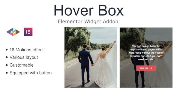 Hover Box Elementor Page Builder Addon v1.0.4 - 悬停框Elementor页面构建器扩展插件