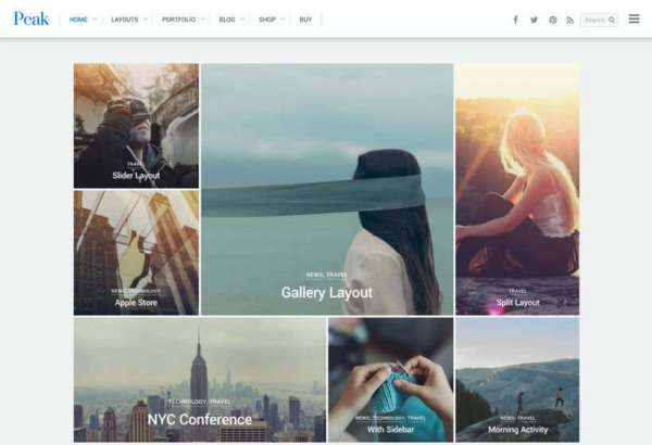 Themify Peak WordPress Theme v7.1.7 - 响应式多功能WordPress主题