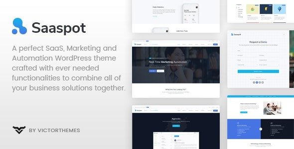 SaaSpot v1.9.0 SaaS营销自动化WordPress主题 - 高效营销解决方案