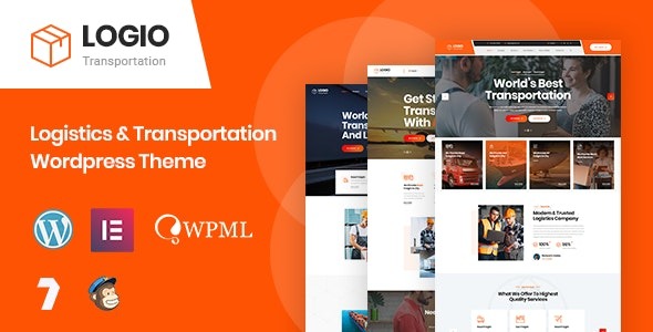 Logio v1.0 物流与运输 WordPress 主题 - 高效物流网站解决方案