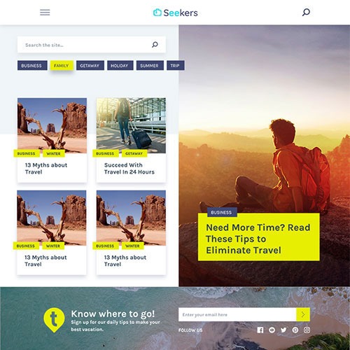 MyThemeShop Seekers WordPress Theme v1.1.4 - 强大的多功能WordPress主题