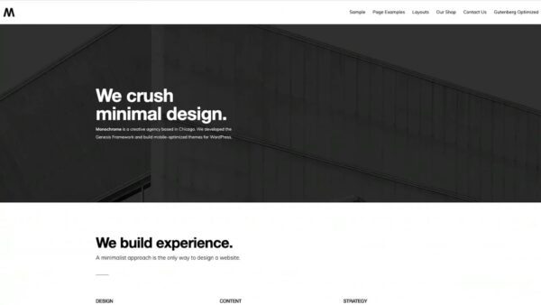StudioPress Monochrome Pro WordPress Theme v1.6.1 - 专业单色风格WordPress主题