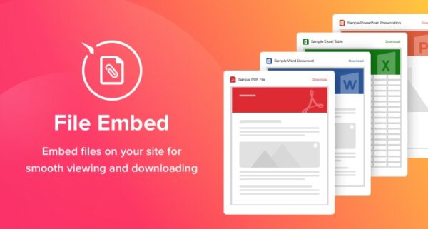 Elfsight File Embed v.1.1.1 - WordPress文件嵌入插件