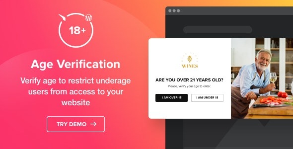 Elfsight Age Verification v1.1.0 - 年龄验证插件，确保网站合规性