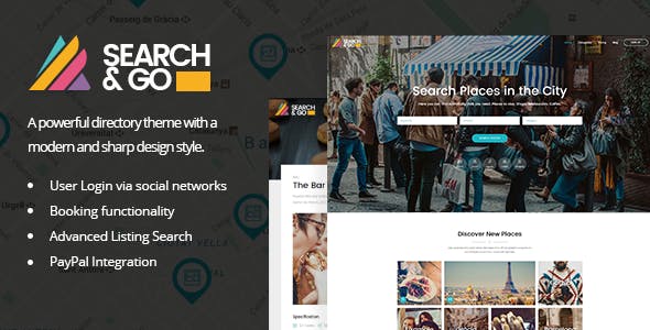 Search & Go v.2.7 Modern & Smart Directory Theme - 现代智能目录主题