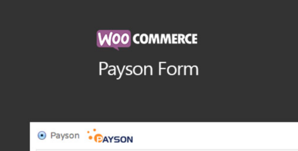 WooCommerce Payson Form v1.7.4 - 为您的在线商店提供便捷支付表单解决方案