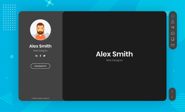 BreezyCV Resume CV vCard Template v1.5.0 - 专业简历CV模板