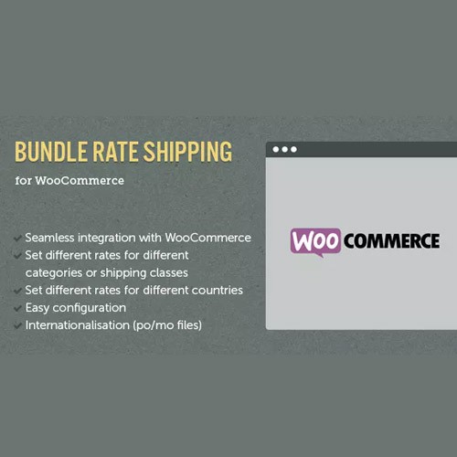 WooCommerce E-Commerce Bundle Rate Shipping v2.0.4 - WooCommerce电商捆绑运费插件