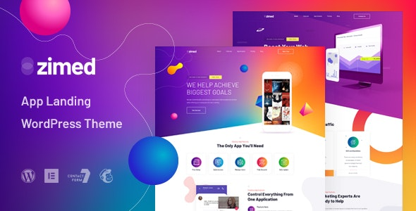 Zimed v2.0 App Landing WordPress Theme - 应用落地页WordPress主题
