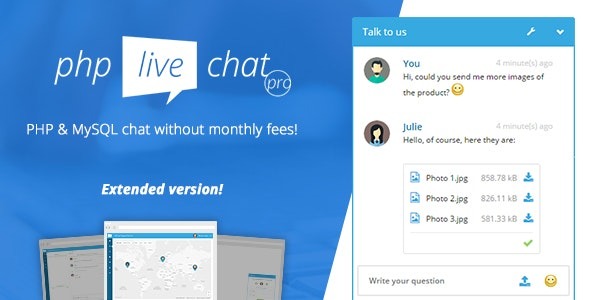 PHP Live Chat Pro 27 April 2023 - 专业实时聊天插件