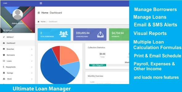 Ultimate Loan Manager (v3.0) 终极贷款管理系统在线贷款管理解决方案