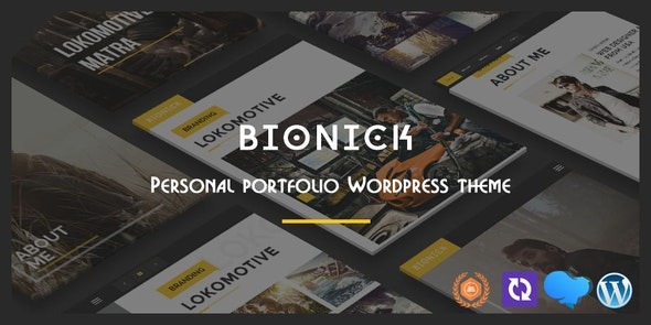 Bionick v6.9 Personal Portfolio WordPress Theme - 个人作品集WordPress主题