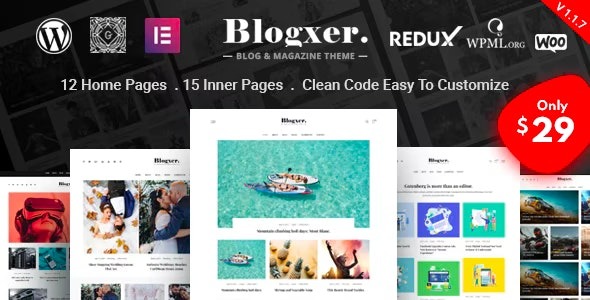 Bloxer v1.1.9 博客与杂志WordPress主题 - 专业设计与响应式布局