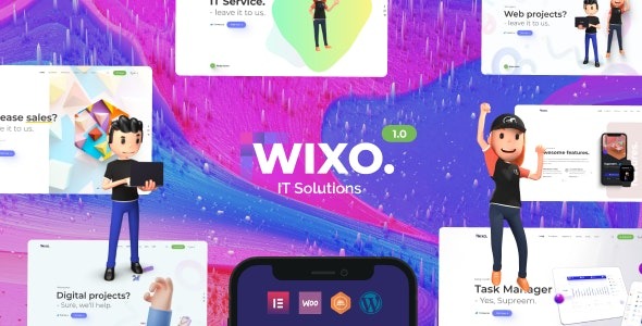 Wixo v1.0.0 技术与IT解决方案 WordPress主题