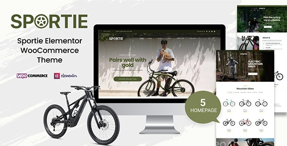 Sportie v1.0.5 Elementor WooCommerce主题 - 专为体育和健身设计的WordPress主题