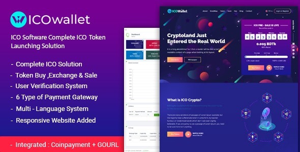 ICOWallet v3.0 ICO脚本 | 完整的ICO软件和代币发行解决方案