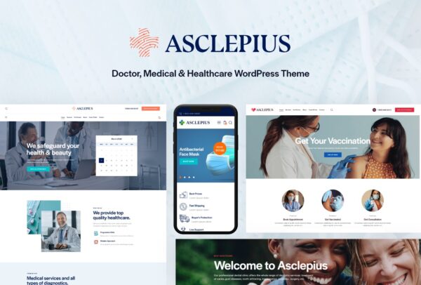 Asclepius v1.6.0 医生、医疗与健康护理WordPress主题