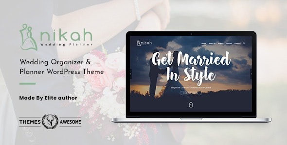 Nikah (v1.7) 婚礼组织者与策划者WordPress主题