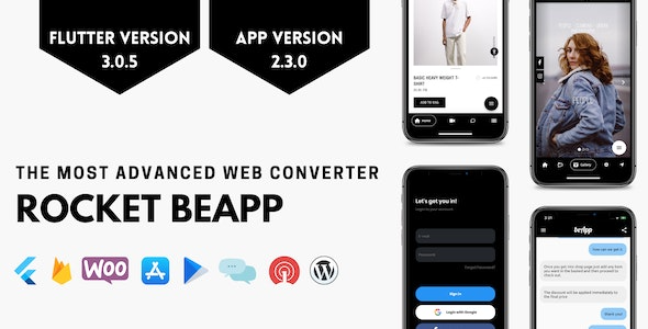 Rocket BeApp v3.2.0 Flutter Web Converter - 将Flutter应用转换为网页的高效工具