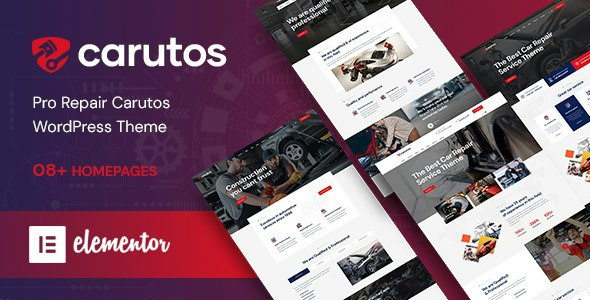 Carutos (v1.0.8) 汽车维修服务与汽车配件 WooCommerce WordPress主题