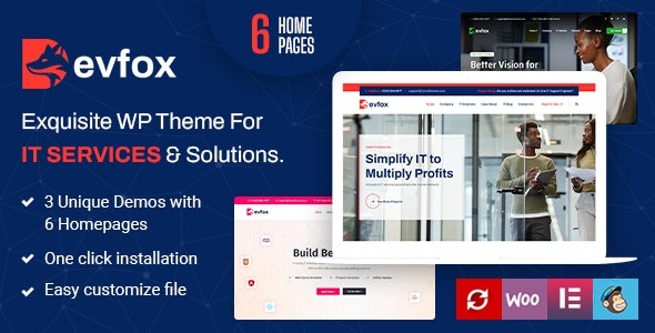 DevFox v.1.6 – IT解决方案和服务WordPress主题 + RTL