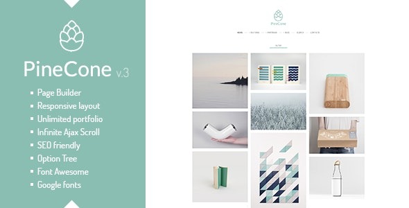 PineCone v5.2.0 创意作品集和博客主题 - 专为代理机构设计