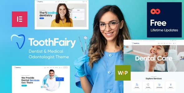 Tooth Fairy v1.0.0 牙医与医疗牙科专家WordPress主题