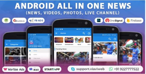 All In One News v6.0 (新闻、视频、照片、直播频道)