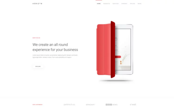 Horizon (v4.0.5) YOOtheme WordPress主题 - 现代响应式设计