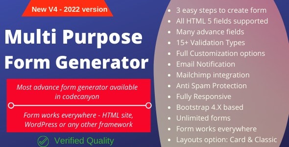 Multi-Purpose Form Generator & docusign (v4.8) (所有类型的表单) 与SaaS
