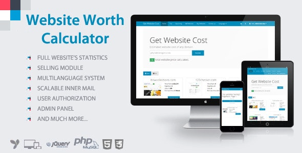 Website Worth Calculator (v4.13) - 网站价值计算器工具
