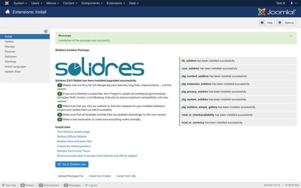 Solidres Hub (v2.13.0) Joomla - 酒店预订和物业管理解决方案