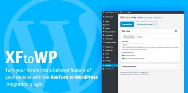 XFtoWP (v1.5.0.1) XenForo到WordPress集成插件