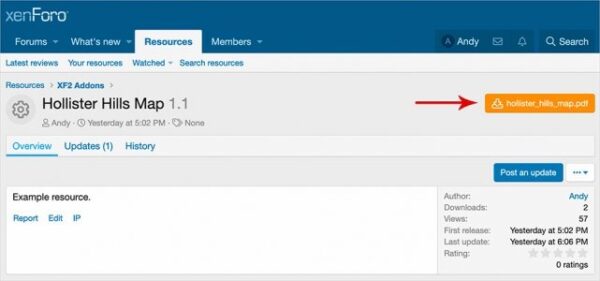 Update Any Resource v1.1.1 Xenforo - 轻松更新任何资源的插件