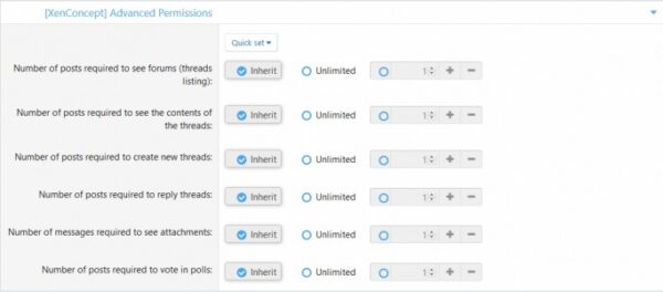 XenConcept Advanced Permissions (v2.0.10) Xenforo - 高级权限管理插件