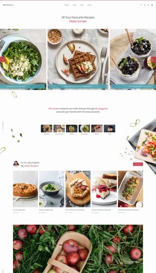 Kitchen Daily (v4.2) Yootheme Joomla Quickstart - 厨房日常Joomla快速启动模板
