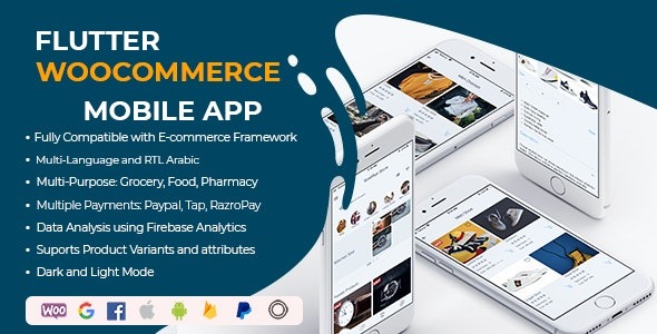 Flutter WooCommerce Android & Ios WooCommerce App (v9.3.3) - 适用于Android和iOS的Flutter WooCommerce电子商务应用