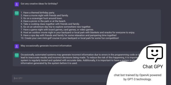Chat GPY (v1.0.0) AI Chat NodeJS - 基于NodeJS的AI聊天插件