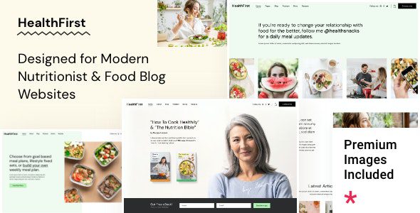 HealthFirst (v1.1) 营养与食谱主题 - 健康饮食WordPress主题
