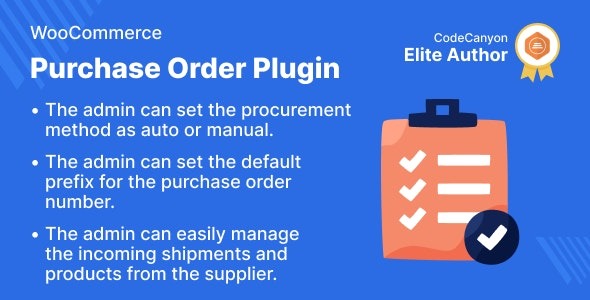 WooCommerce采购订单插件 (Purchase Order Plugin for WooCommerce v1.1.1) - 简化您的在线采购流程
