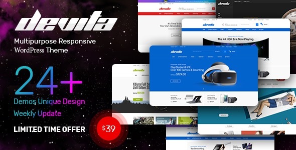Devita (v1.7.1) WooCommerce多功能主题