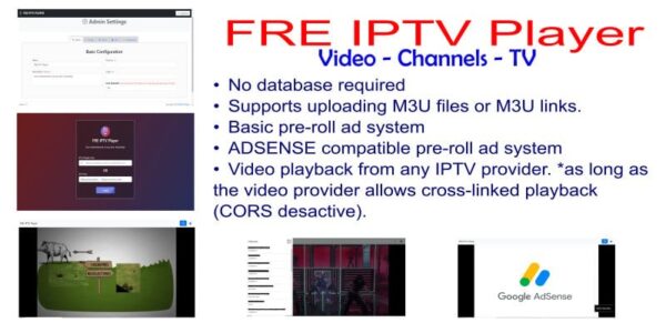 FRE IPTV Player (v1.0.0) 电视直播点播视频流媒体播放器